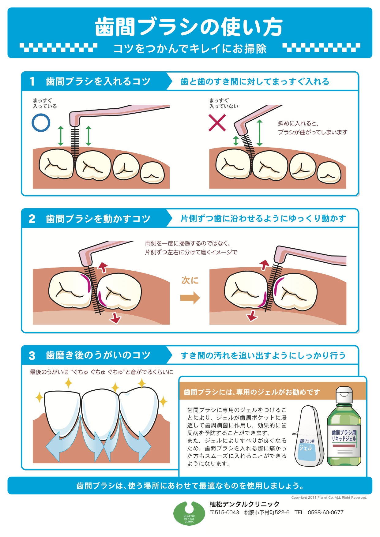 歯 間 ブラシ 使い方
